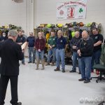 Monsignor blesses firefighters, new Clare fire engine