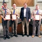 Five earn Eagle Scout awards