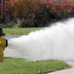 Fire hydrant flushing