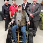 Veteran receives motorized wheelchair from PP organizations