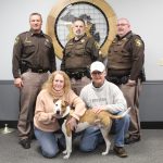 A new leash on life: Dog hit by train gets second chance at life thanks to deputies, vet, and adoptive family