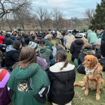 Local comfort dog assists recovery, condolence efforts at MSU