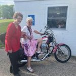 90-year-old drives motorcycle to party