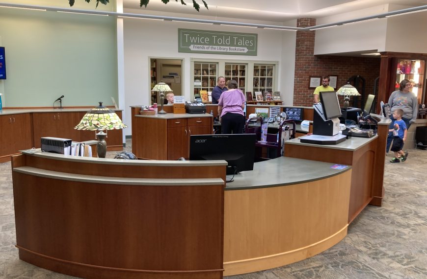 Otsego District Library revamps its circulation desk