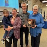 Hill receives Chris Haas Volunteer of the Year Award