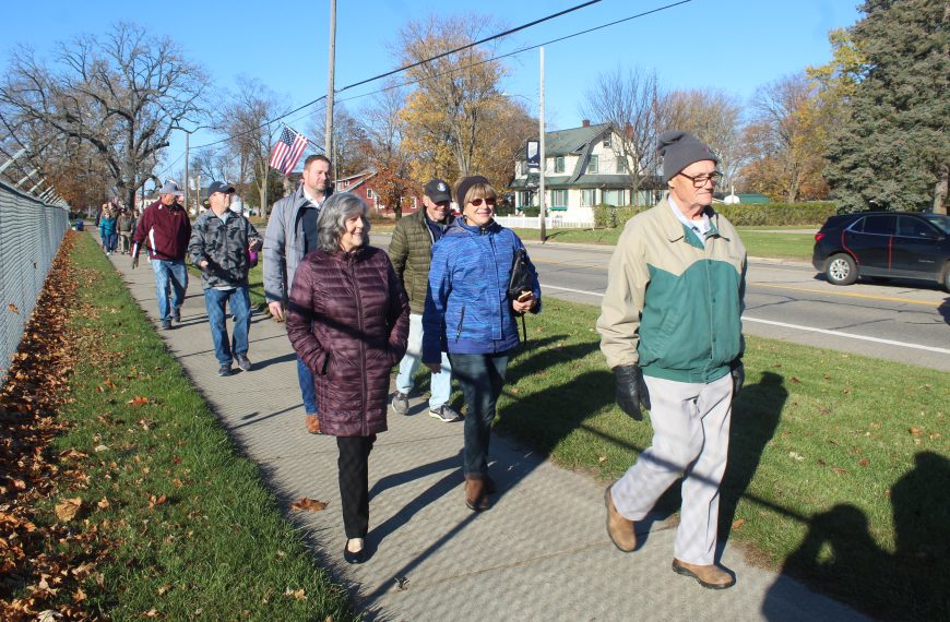 Centreville honors veterans withwalk, ceremony