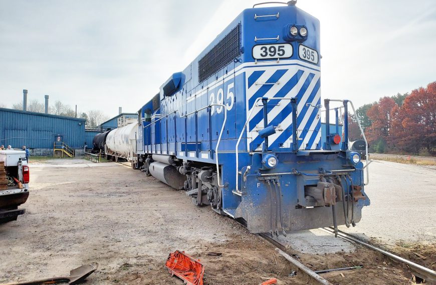 Train derails in Farwell November 2nd