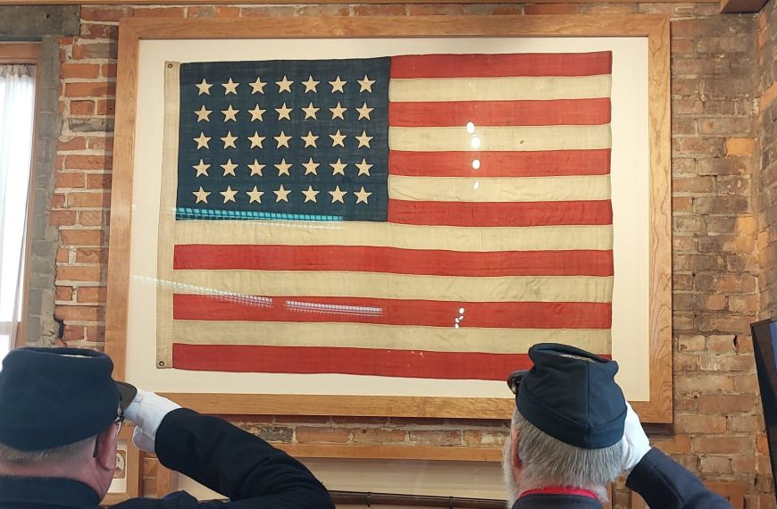 35-star flag display unveiled