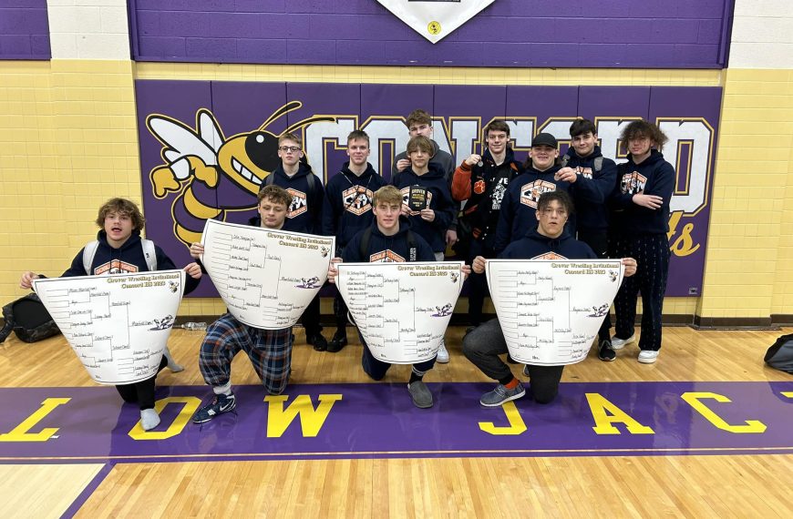 Gobles wrestlers take second