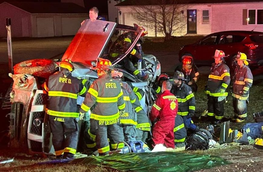 PPFD performs hard extrication when vehicle rolls in Almena