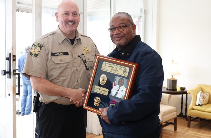 Police Chief Rampey retirement celebrated with luncheon